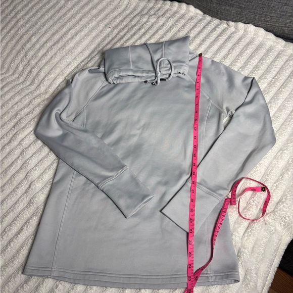 Athleta Soft Gray Cowl Neck Sweater - Picture 11 of 12